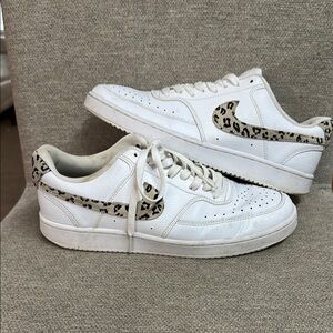 Nike Leopard Swish Court Vision Low